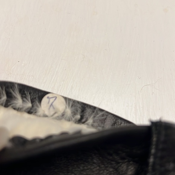 Grandoe Handstitched Italian Leather Women’s Gloves Size 6.5 - Picture 6 of 7